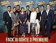 "Fack Ju Göhte 3" Premiere am 22.10.2017 im mathäser Kino, München mit Elyas M’Barek, Jella Haase, Katja Riemann, Max von der Groeben, Gizem Emre, Lea van Acken und Uschi Glas (oto: Constantin Film)